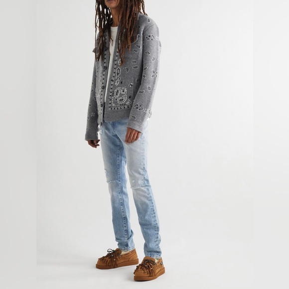 ALANUI Other - ALANUI Laguna Verde Slim-fit Distressed Jeans NWOT